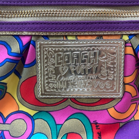 Coach Limited Edition Poppy Bag Vintage - Picture 2 of 7